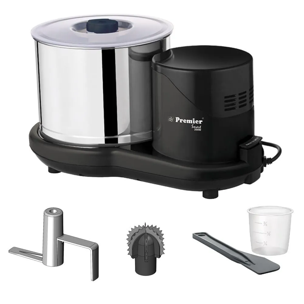 Premier Smart 2 Litre Table Top Wet Grinder 200 Watts 230V
